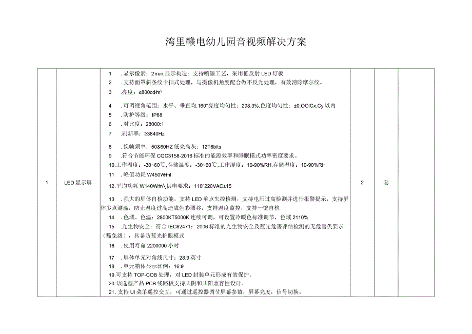 湾里赣电幼儿园音视频解决方案.docx_第1页