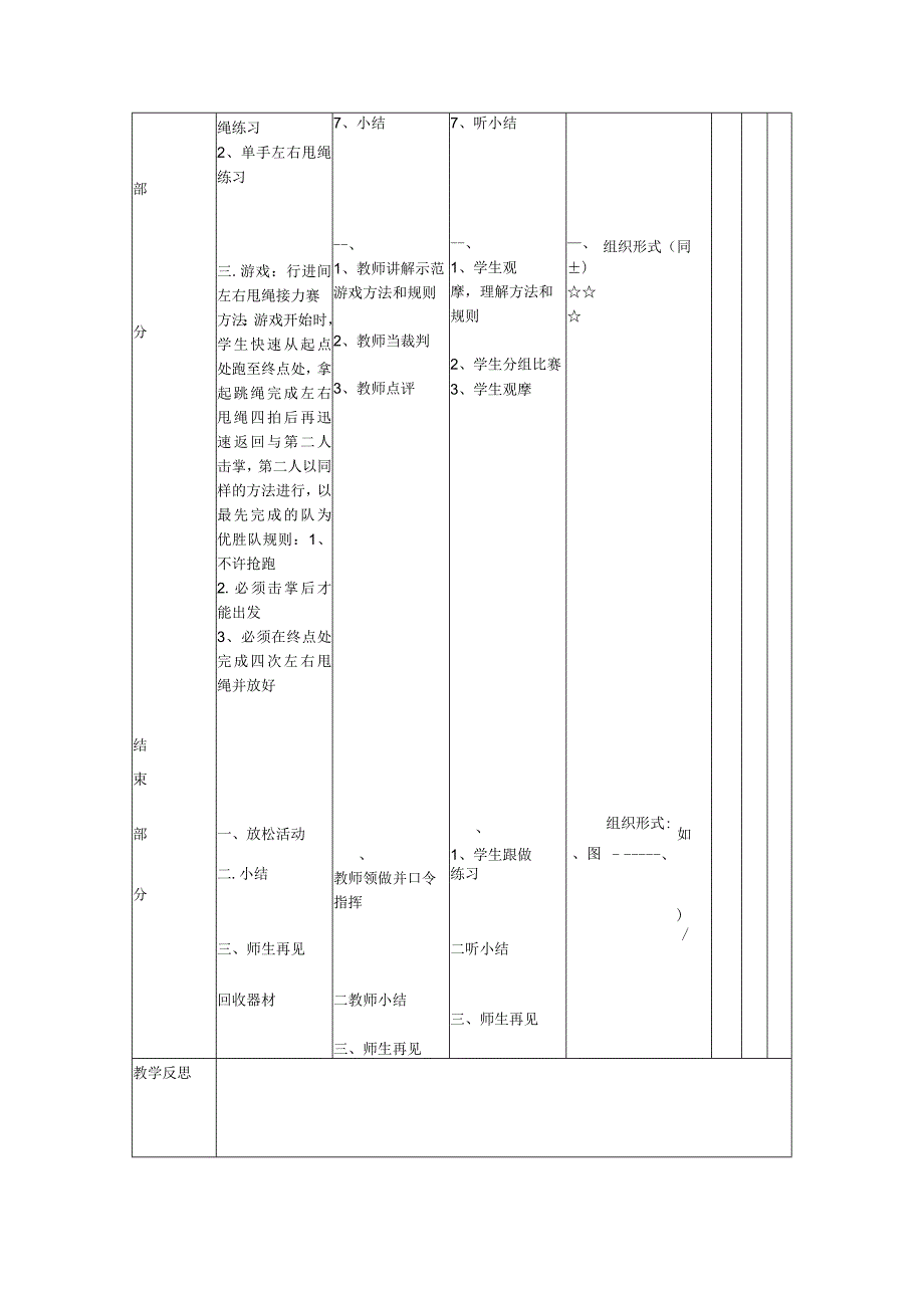 跳绳校本课程第十二次课左右开合跳绳教案.docx_第2页