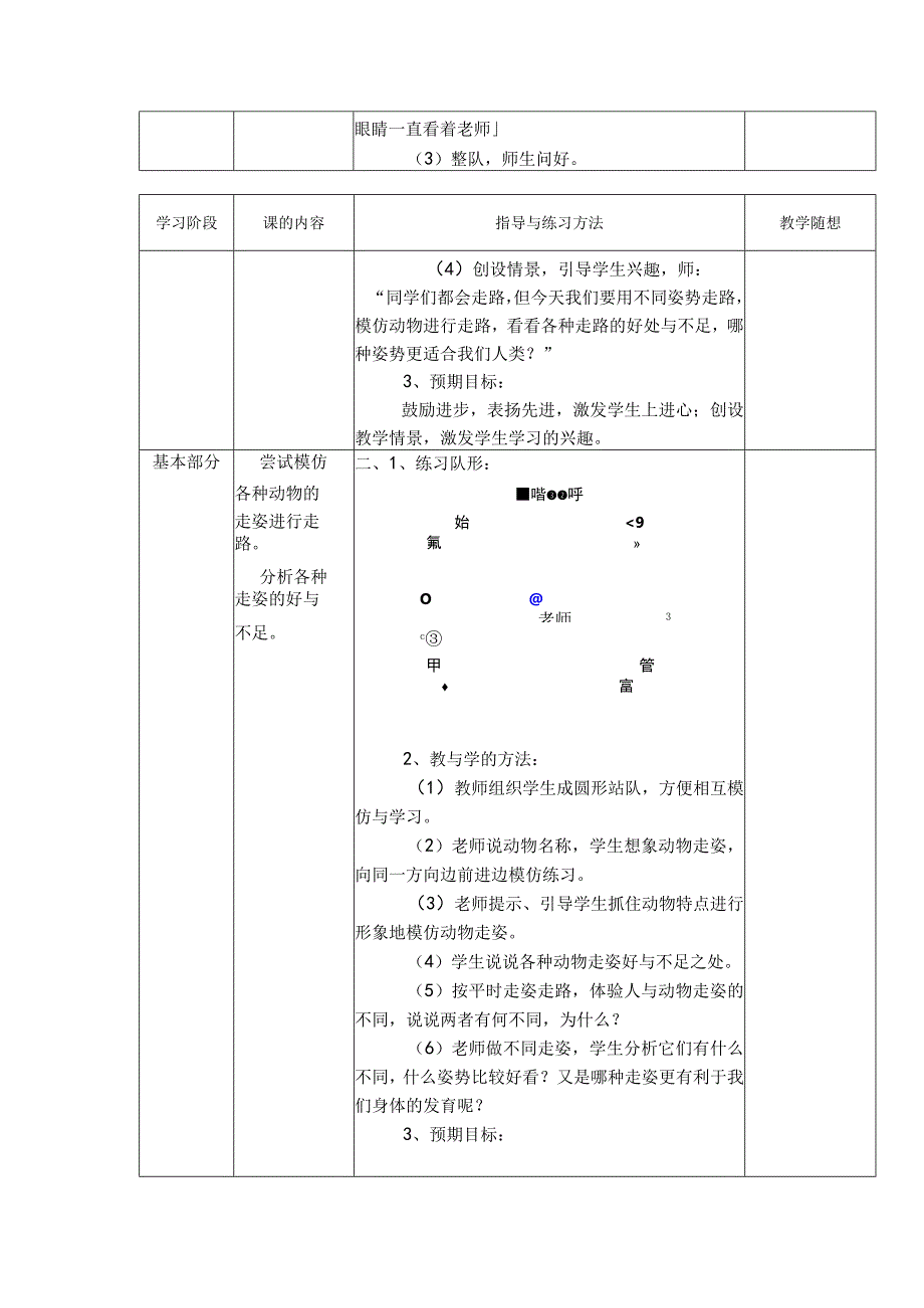 小学六年级体育与健康第一学期看哪种姿势走起来比较轻松且美观教学.docx_第2页