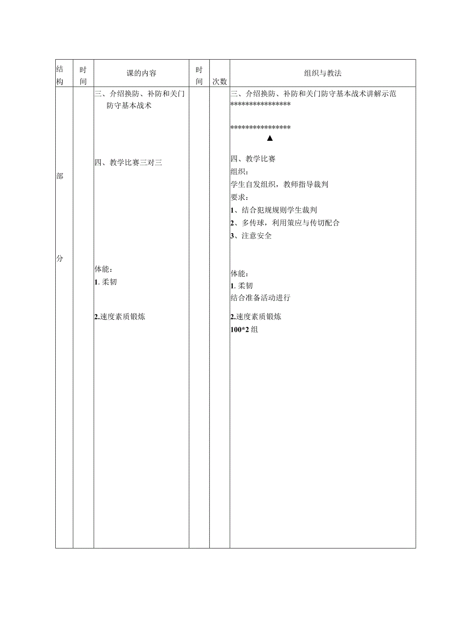 技术学院体育课介绍换防补防和关门防守基本战术教案.docx_第3页