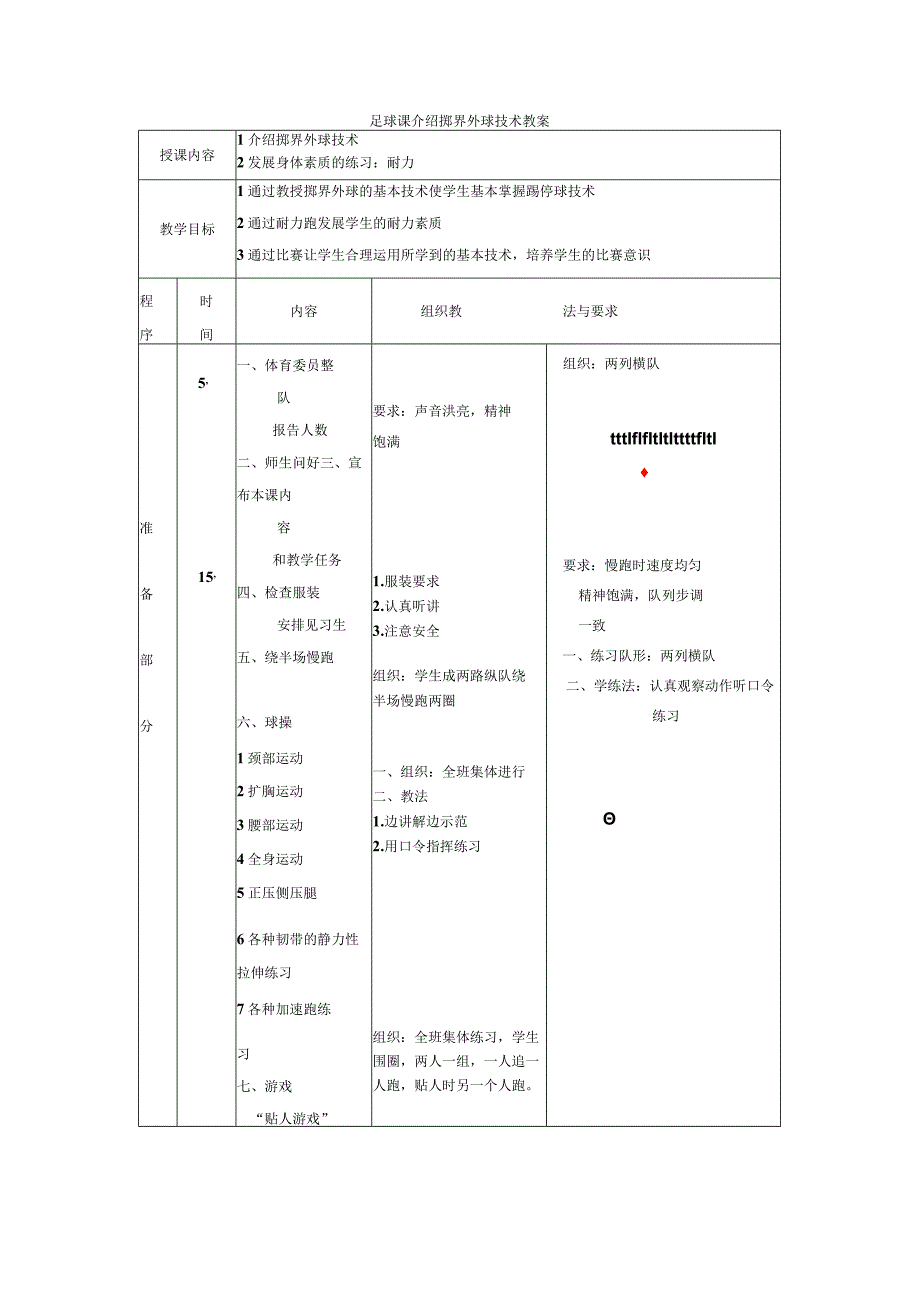 足球课介绍掷界外球技术教案.docx_第1页