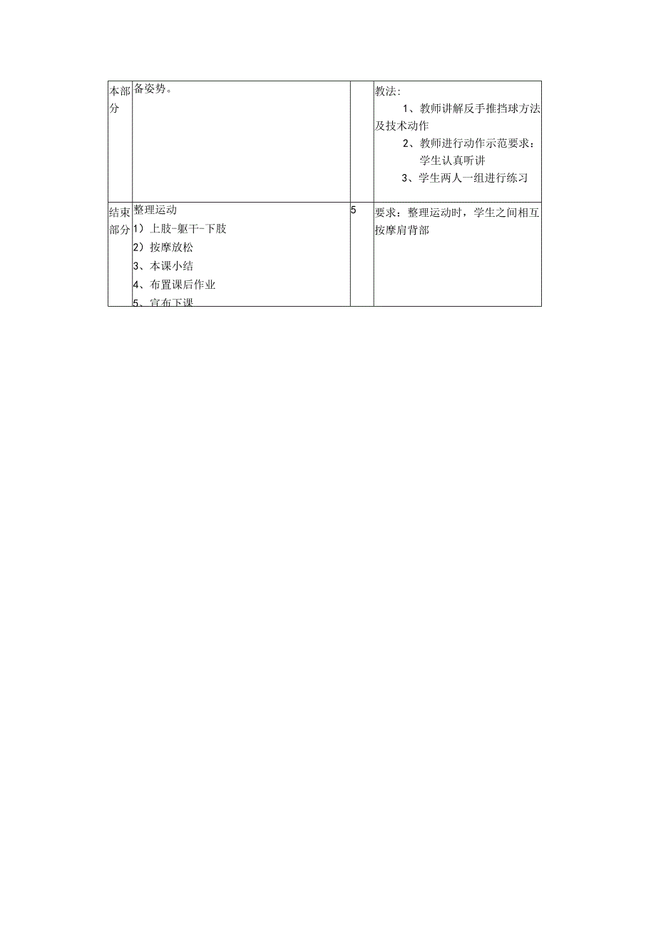 小学体育兵乒球第一周巩固掌握乒乓球的握拍方法教案.docx_第2页