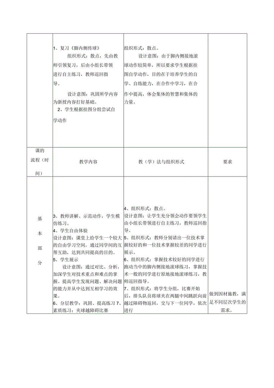 八年级足球脚内侧接地滚球教案.docx_第2页