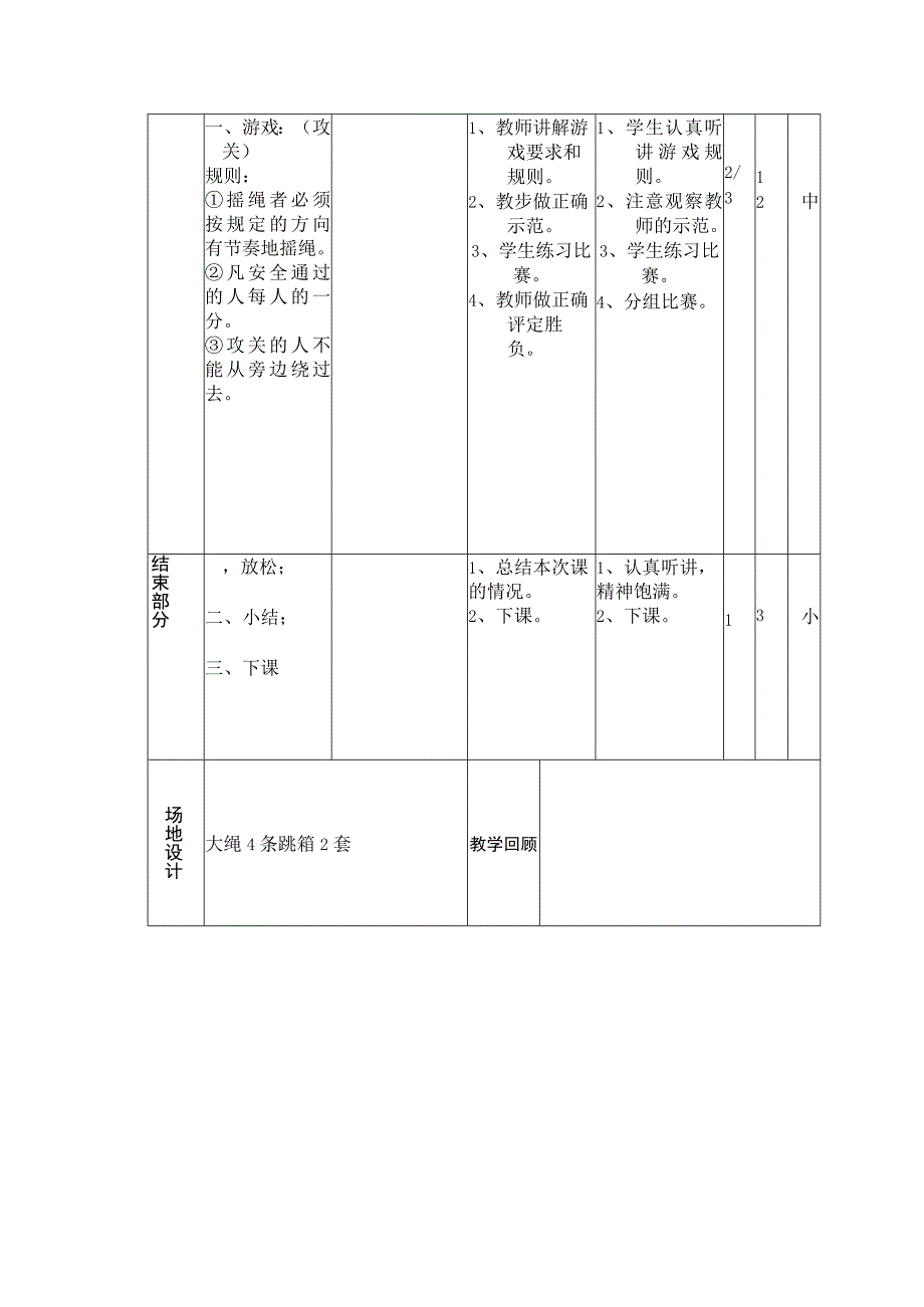 小学三年级体育与健康支撑跳跃游戏攻关教学.docx_第2页