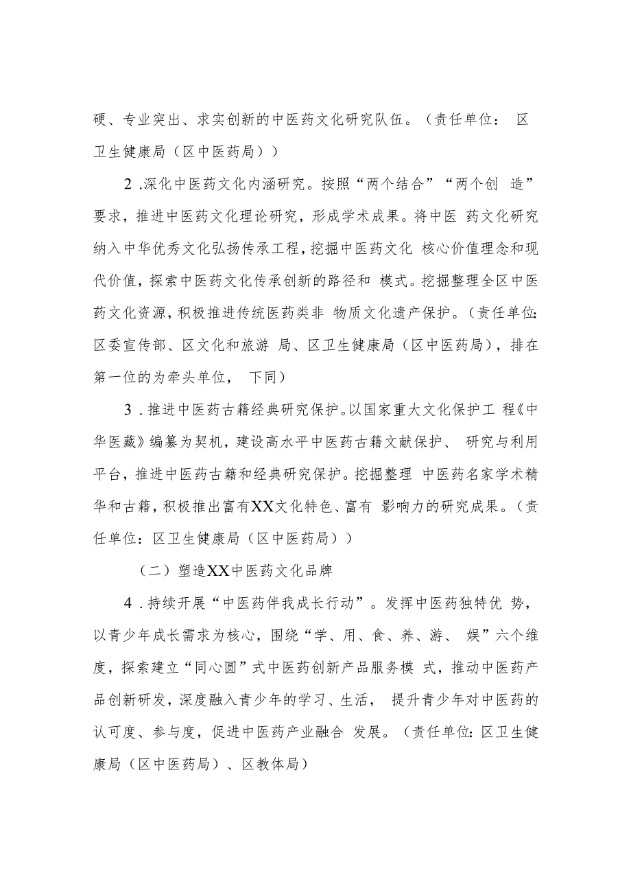 XX区国家中医药综合改革示范区建设中医药文化建设专项行动方案.docx_第2页