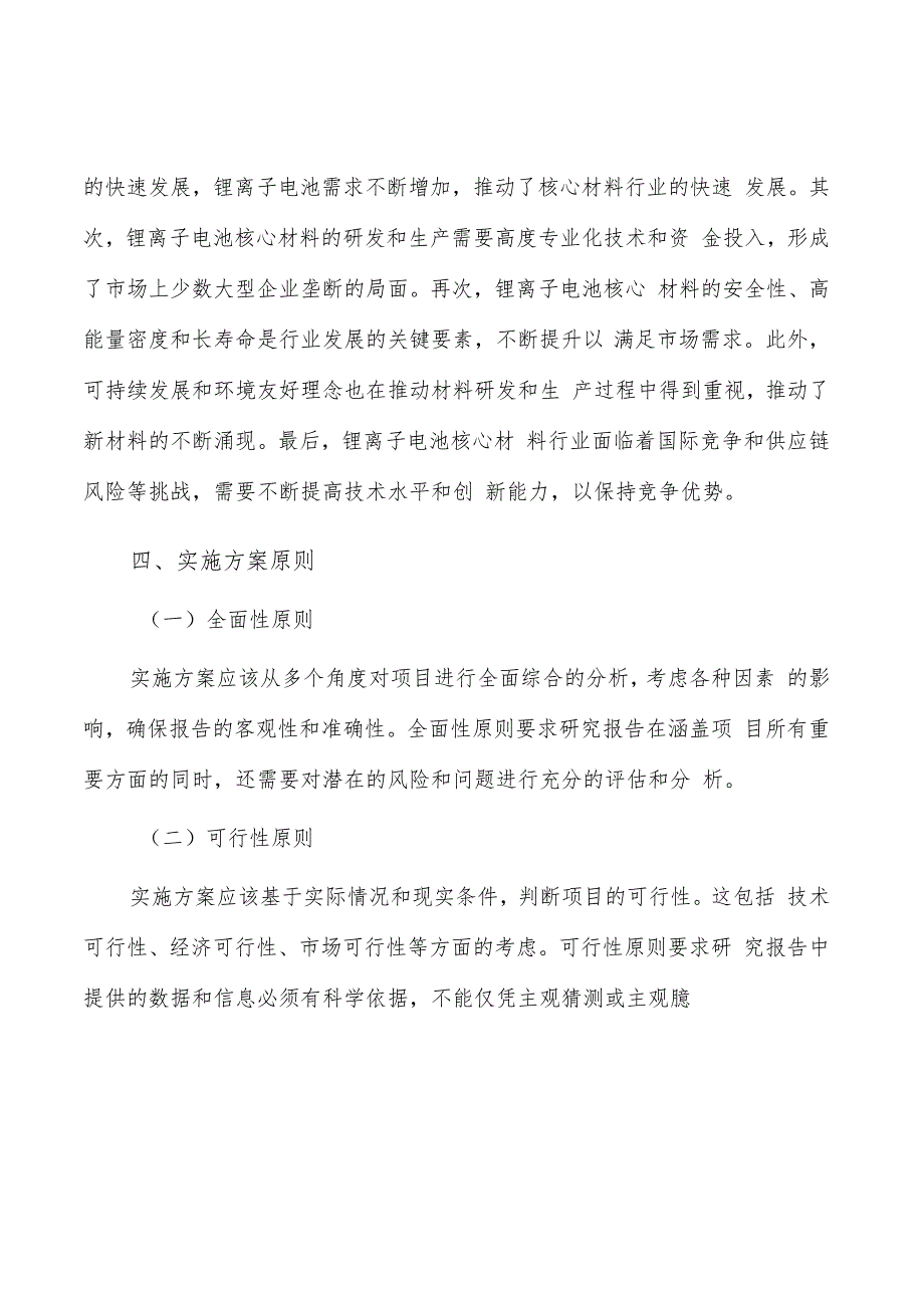 如何编写锂离子电池核心材料项目实施方案.docx_第3页