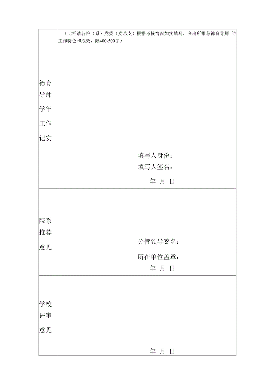 浙江大学优秀研究生德育导师登记表（2004---2005学年）.docx_第2页