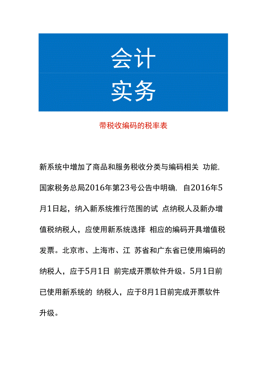 带税收编码的税率表.docx_第1页