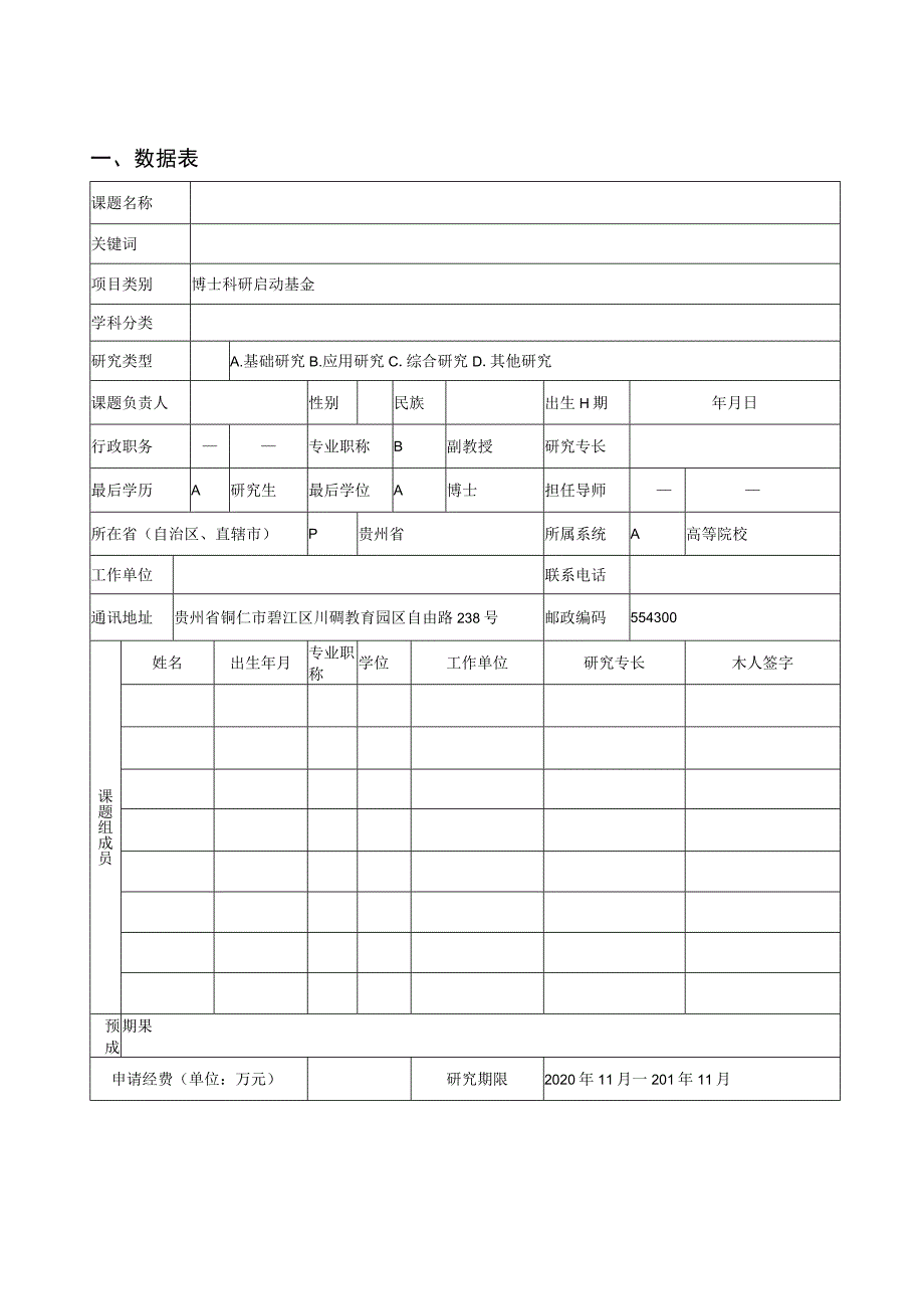 铜仁学院博士科研启动基金申请书.docx_第3页