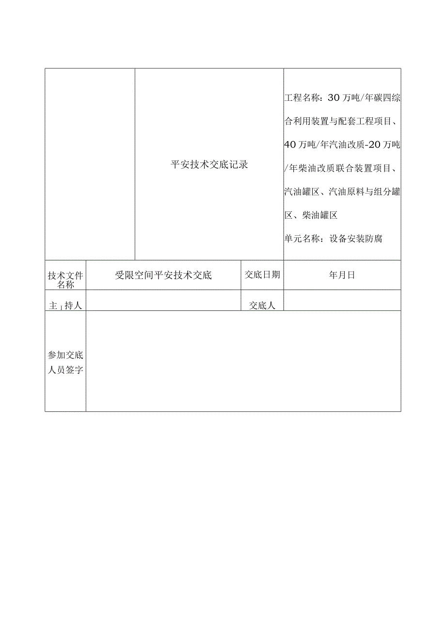 受限空间安全技术交底.docx_第1页