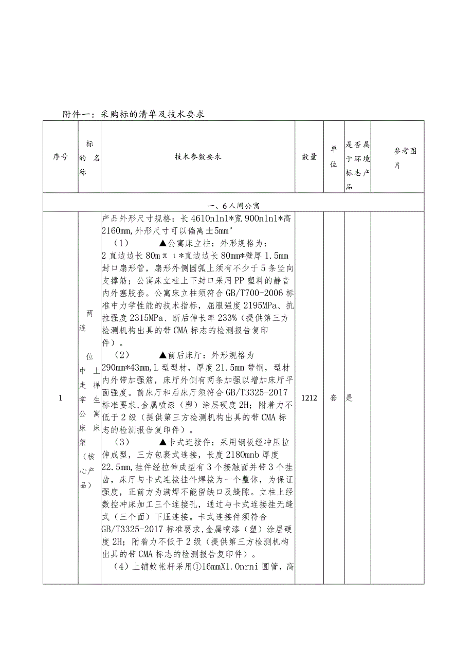 采购标的清单及技术要求.docx_第1页