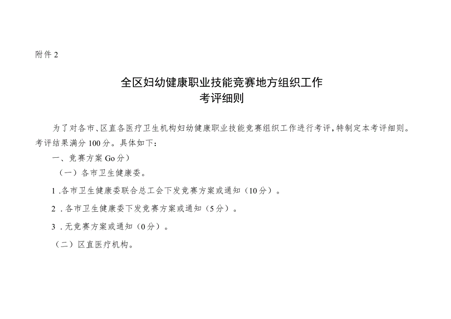 全区妇幼健康职业技能竞赛地方组织工作考评细则.docx_第2页