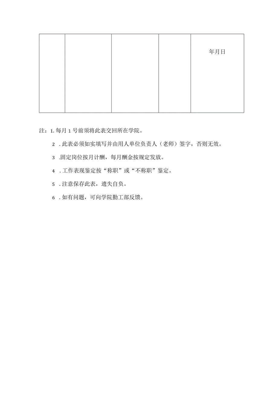 饭卡号更改是∕否广西医科大学勤工助学固定岗劳动记录表.docx_第2页