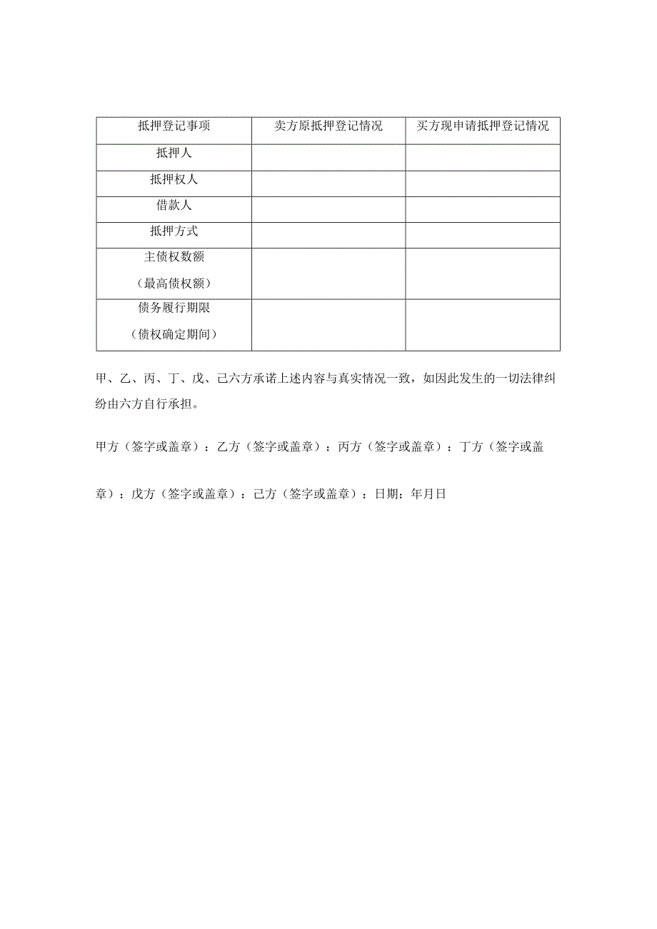 带押过户承诺书（杭州市2023版）——抵押人与借款人不一致.docx_第2页