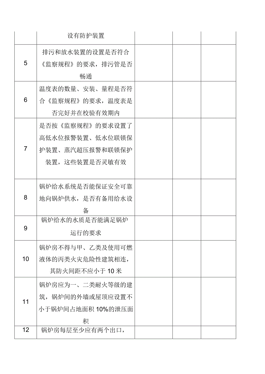 燃气辅助生产装置安全检查表.docx_第2页