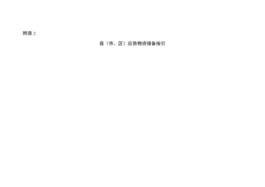 应急物资储备品类划分、县（市、区）、镇（乡、街）、行政村（社区）应急物资储备指引、常住人口系数.docx_第3页