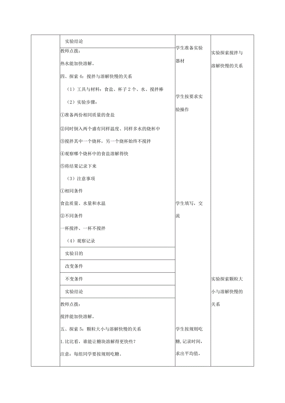 三年级科学上册 第1单元 水 6《加快溶解》教案2 教科版-教科版小学三年级上册自然科学教案.docx_第3页