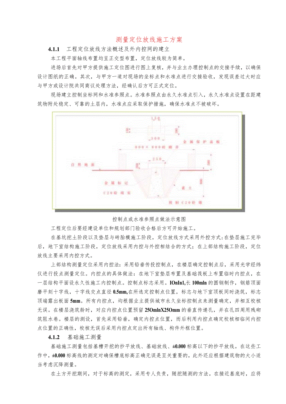 测量定位放线施工方案.docx_第1页