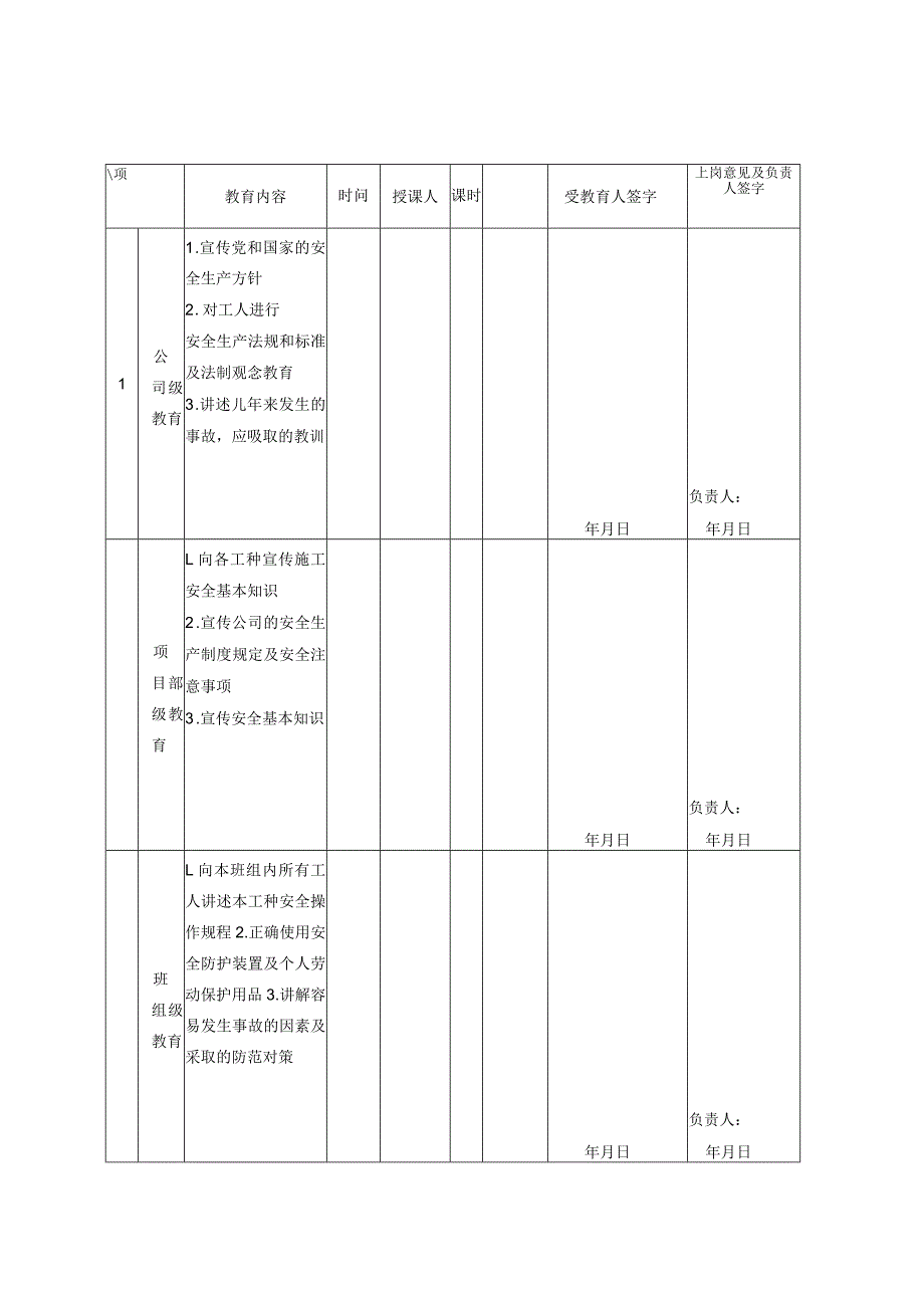 职工安全教育档案范文.docx_第3页