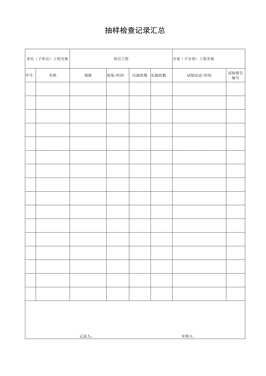 钢结构工程安全和功能检验表格大全.docx_第2页