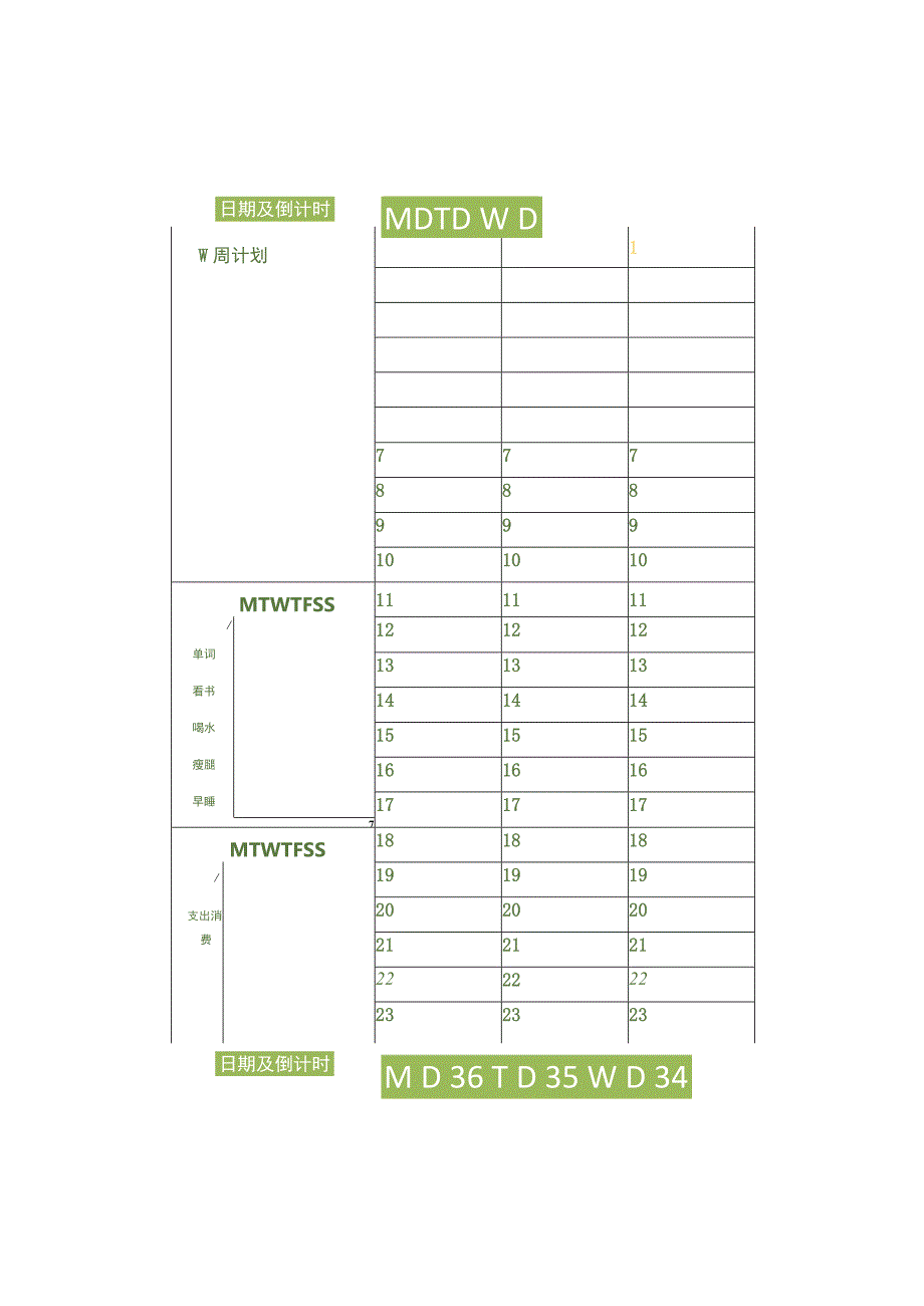 考研作息日时间轴.docx_第2页