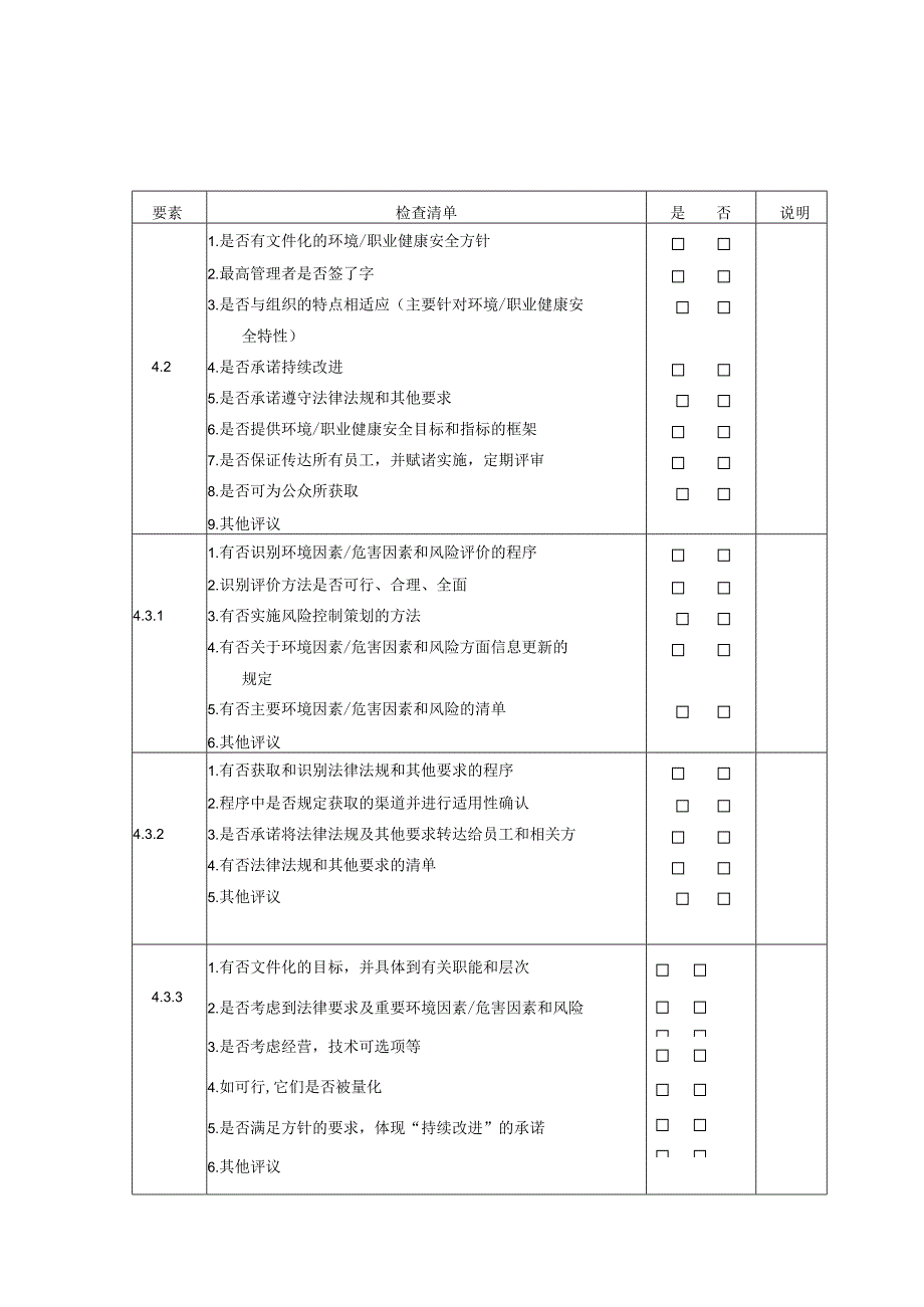 环境职业健康安全管理体系文件评审记录范文.docx_第2页