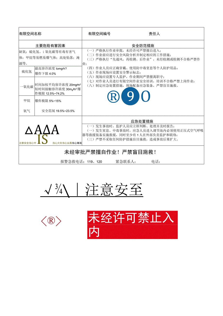 有限空间告知牌.docx_第1页