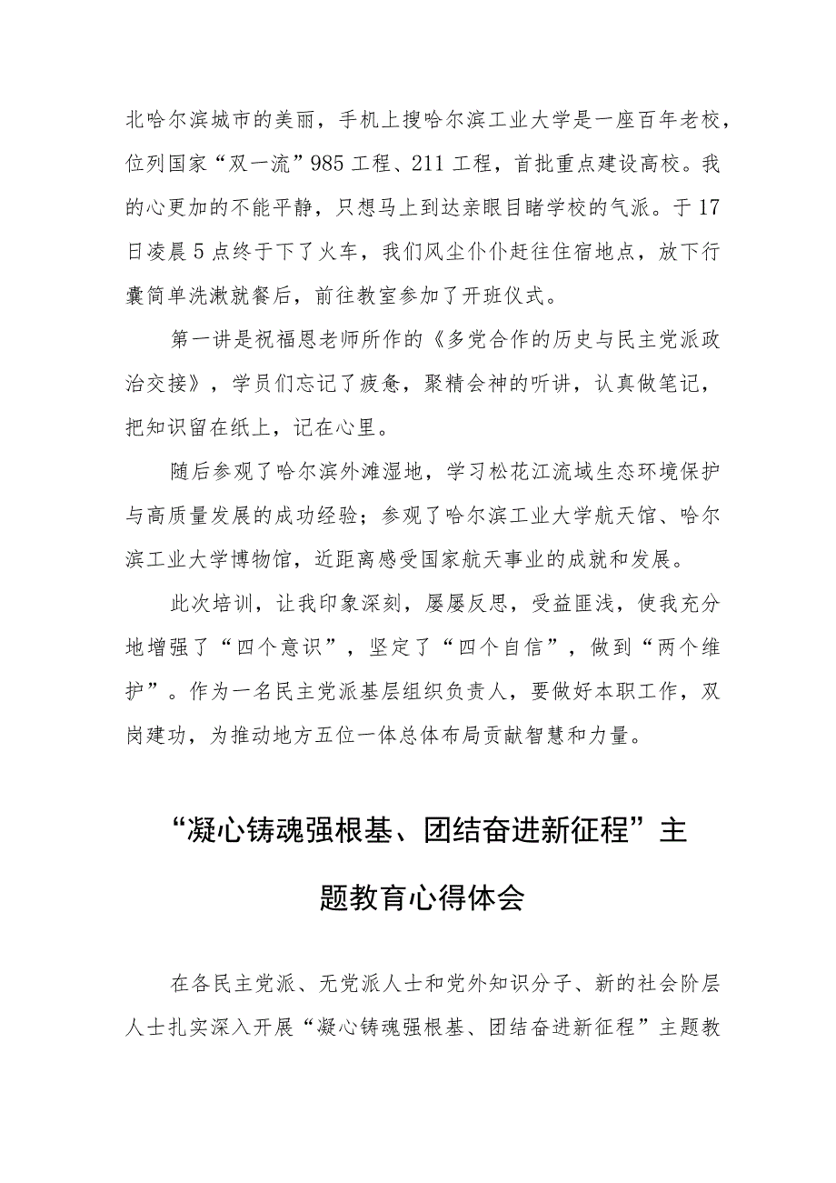 “凝心铸魂强根基、团结奋进新征程”主题教育研讨发言材料3篇.docx_第2页