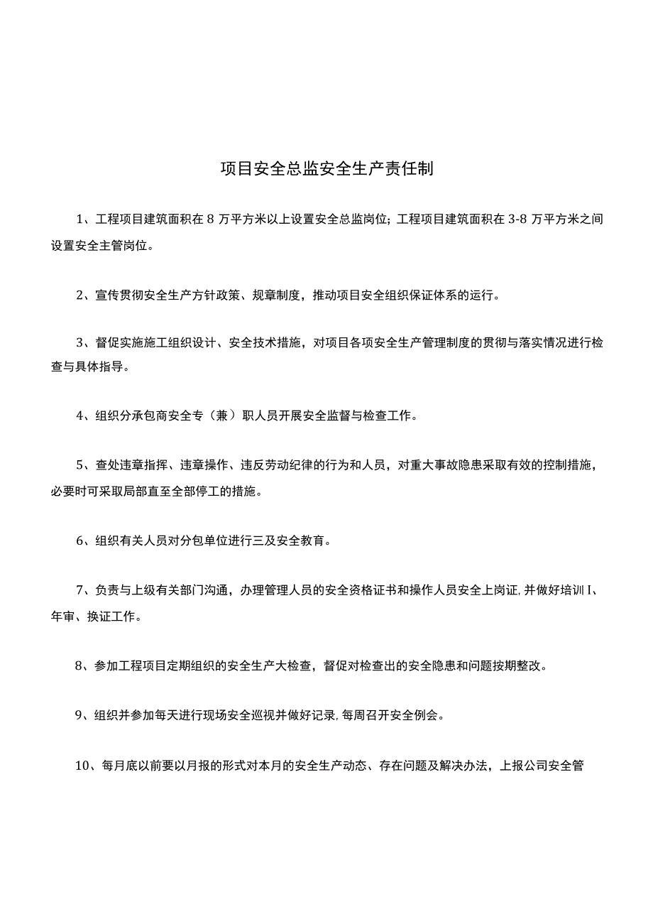 12-项目安全总监安全生产责任制.docx_第1页