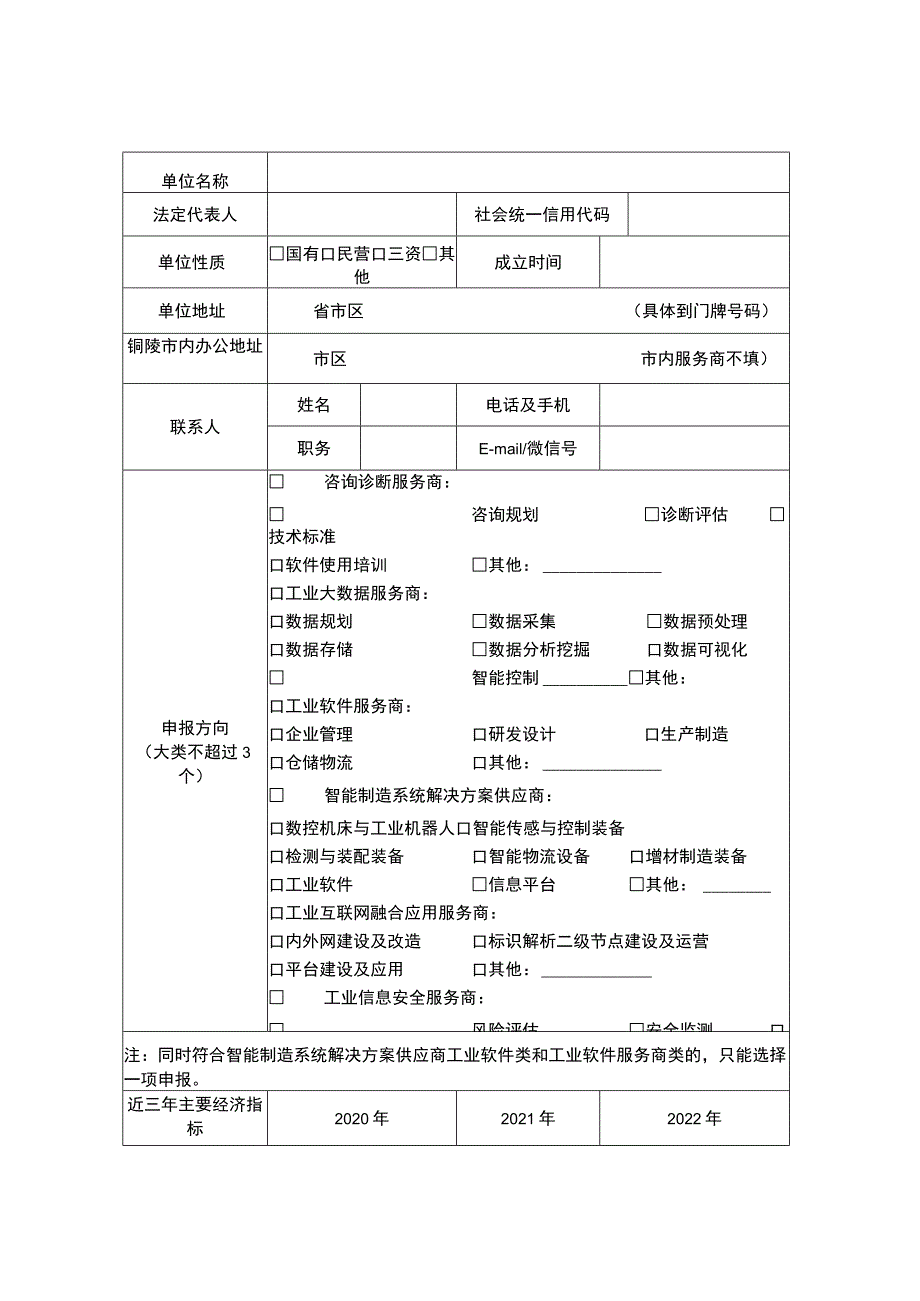 铜陵市制造业数字化转型服务商申报书.docx_第2页