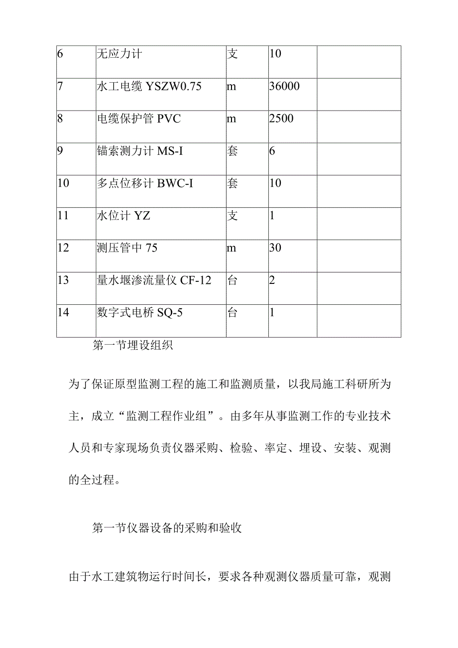 引水式水电站调压室压力管道及地下厂房工程原型观测施工方案.docx_第2页