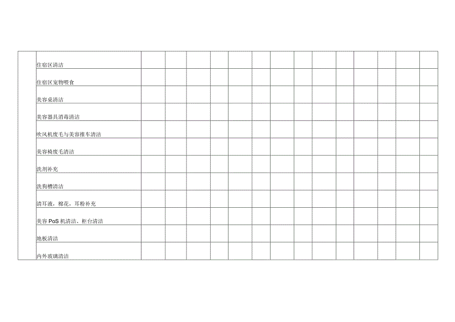 美容室清洁工作检查表.docx_第2页