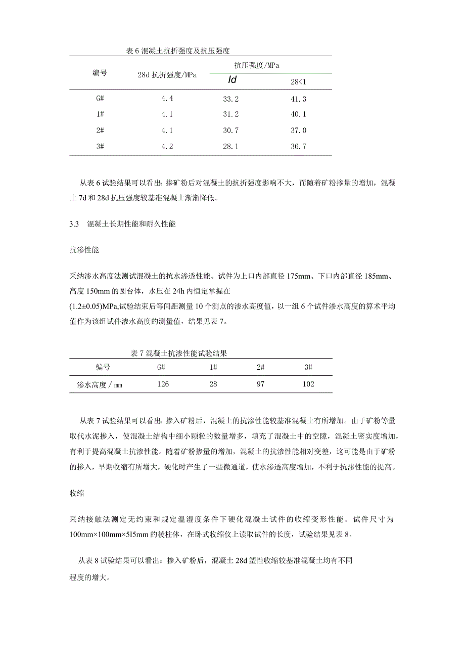 矿粉掺量对混凝土性能的影响49260.docx_第3页