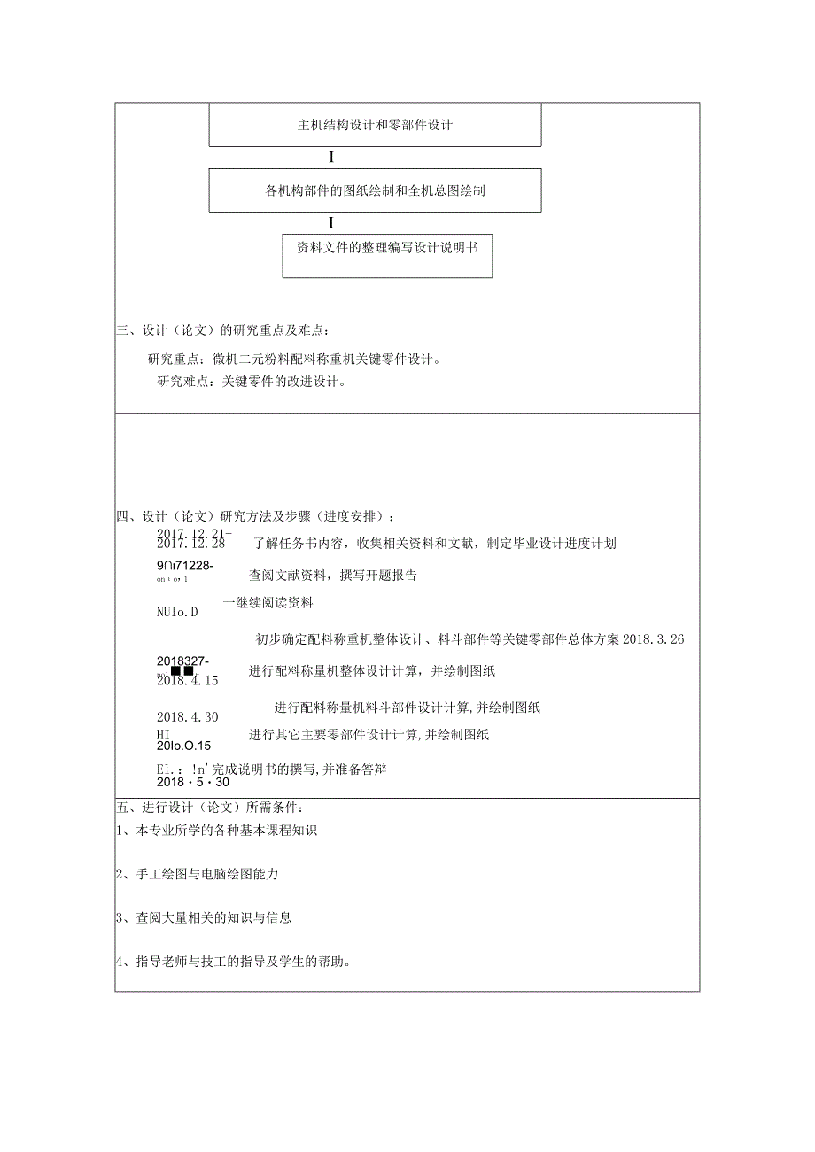 开题报告-立式配料称重机机械部件设计.docx_第2页