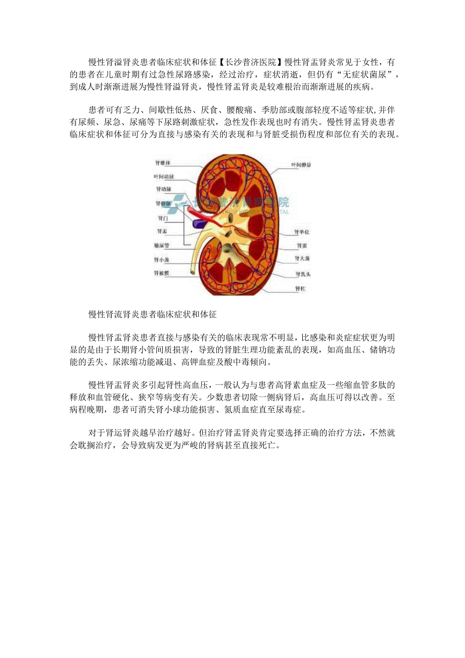 慢性肾盂肾炎患者临床症状和体征.docx_第1页