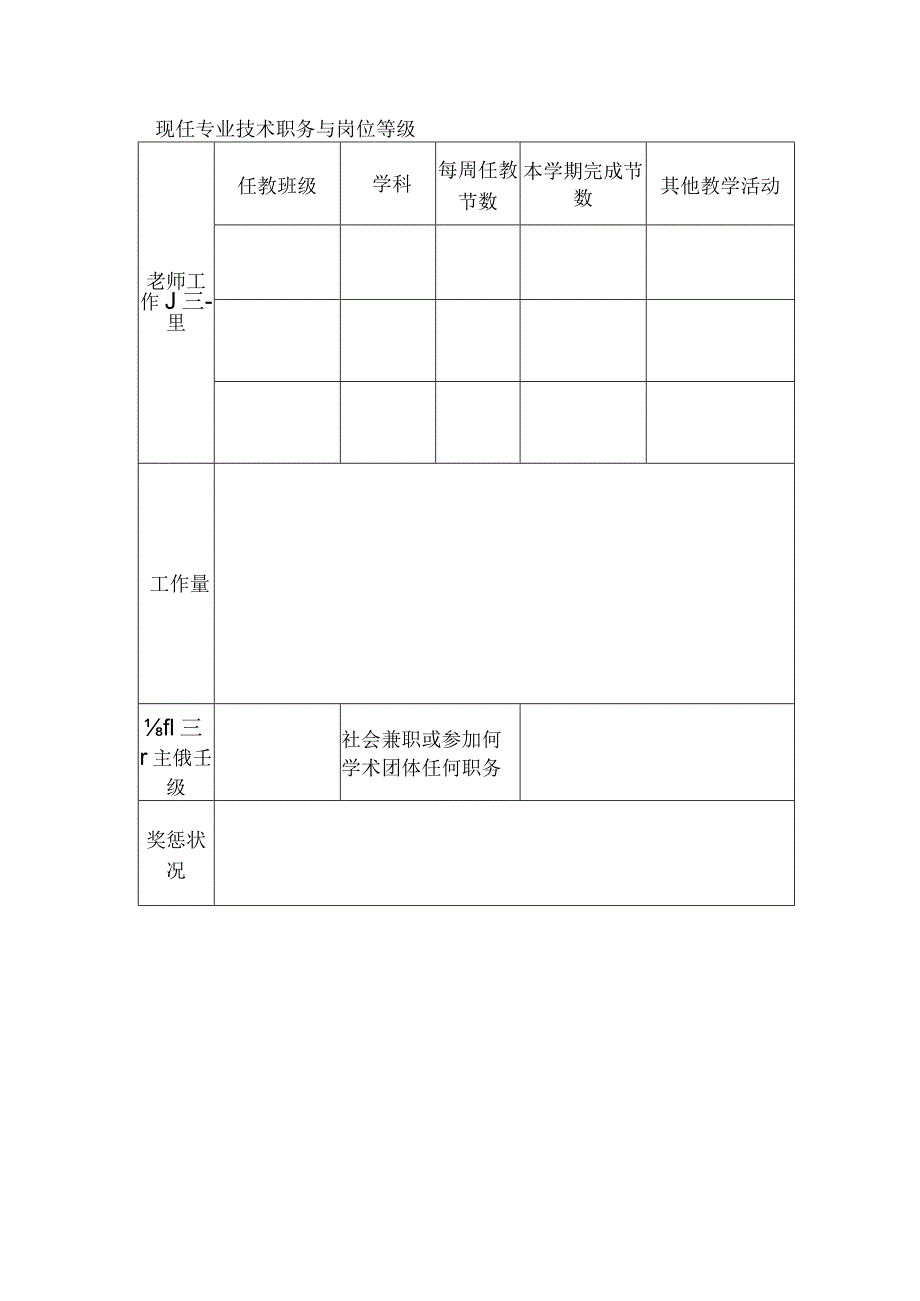 南安市中小学教职工绩效考核登记表.docx_第2页