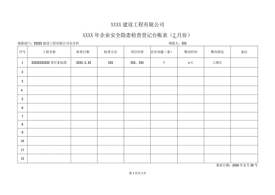 企业安全隐患检查台账月表14.docx_第3页