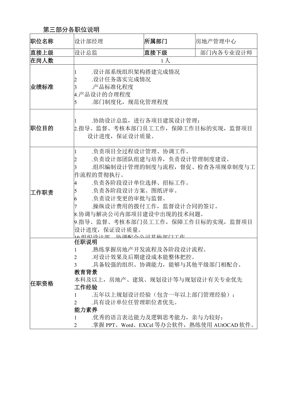 岗位设置及岗位职责.docx_第3页