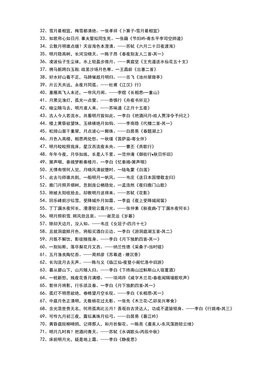 含有月的古诗100首.docx_第2页