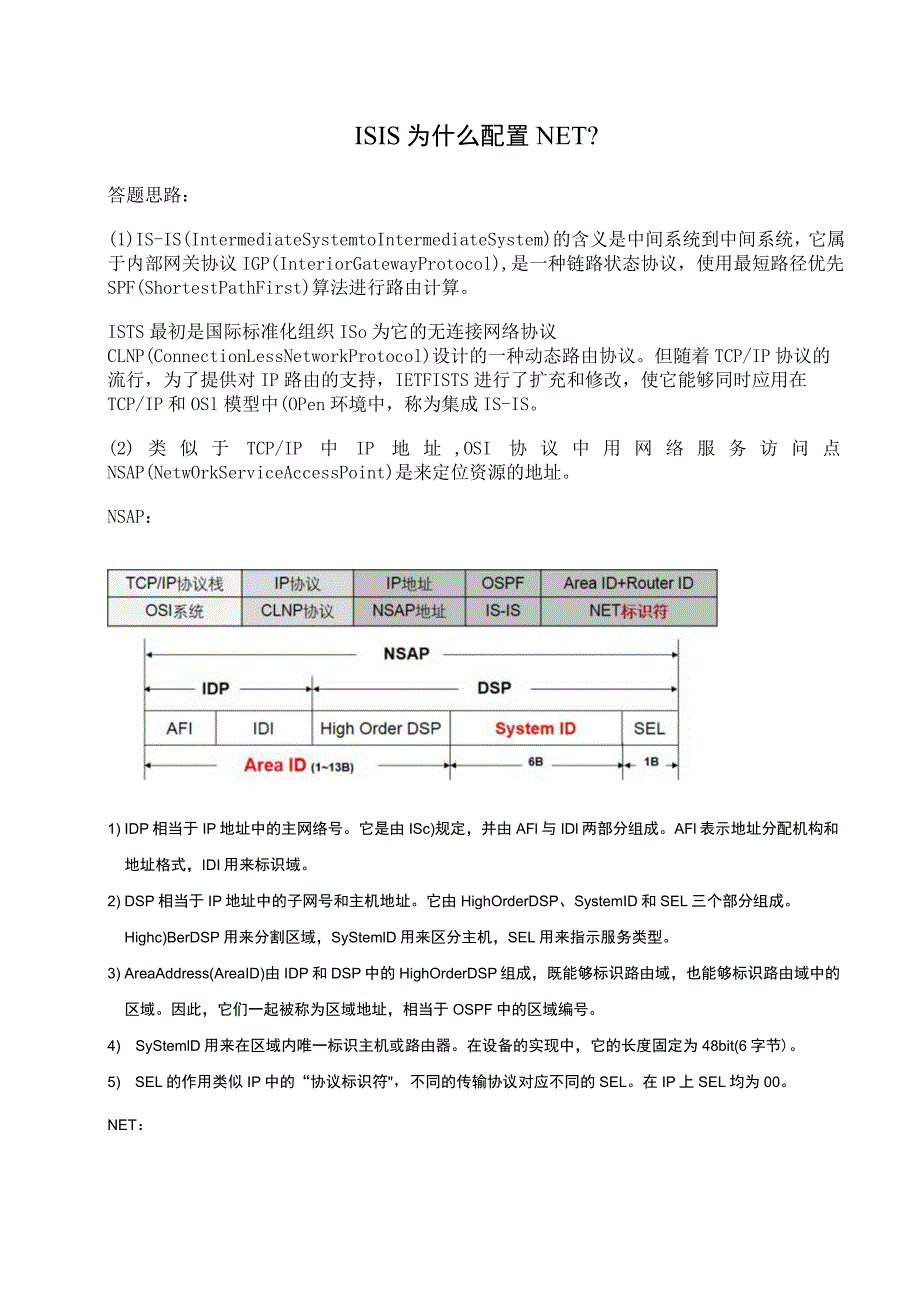 网络知识-ISIS为什么配置NＥＴ.docx_第1页