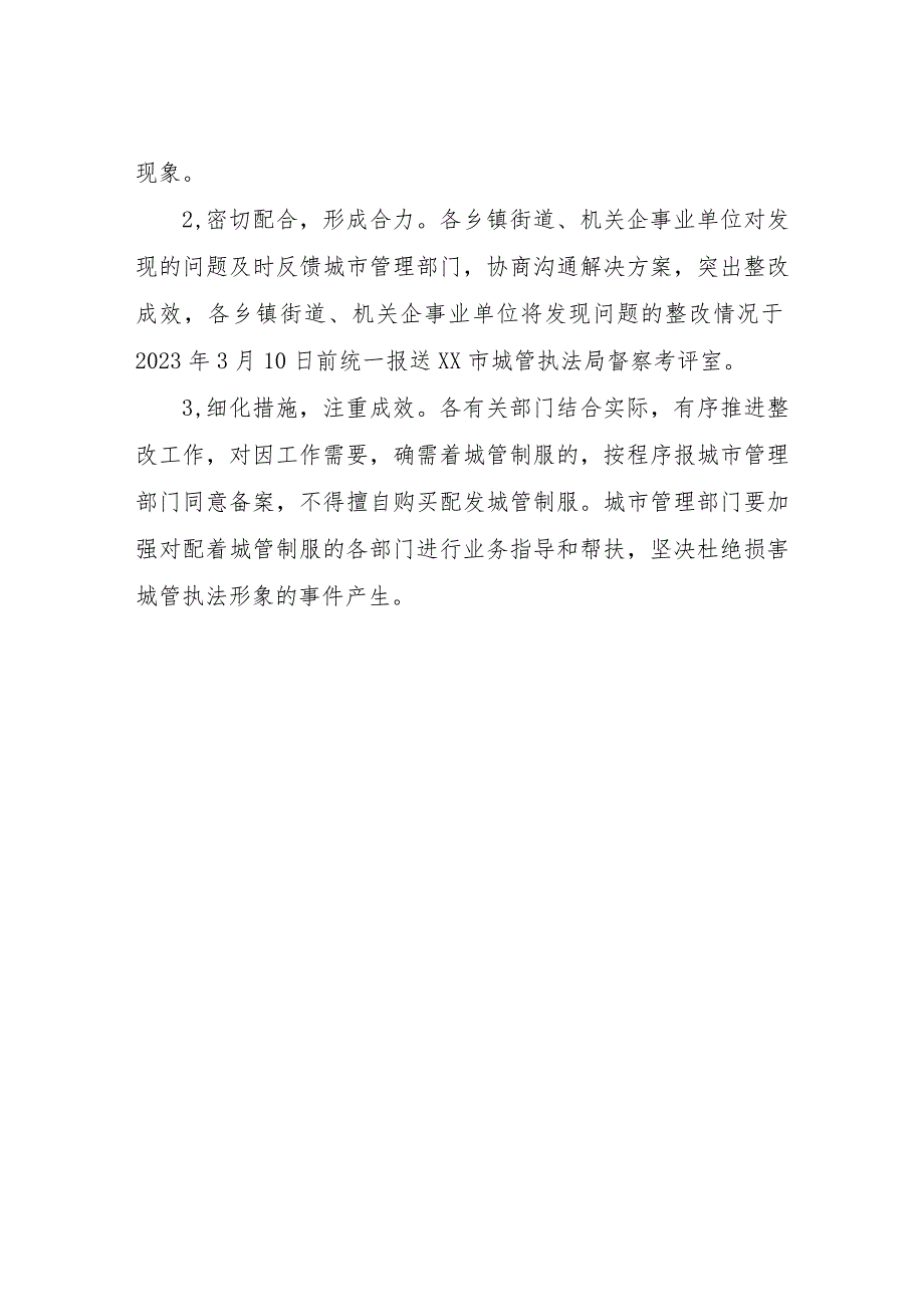 XX市城管制服着装管理专项整治方案.docx_第3页