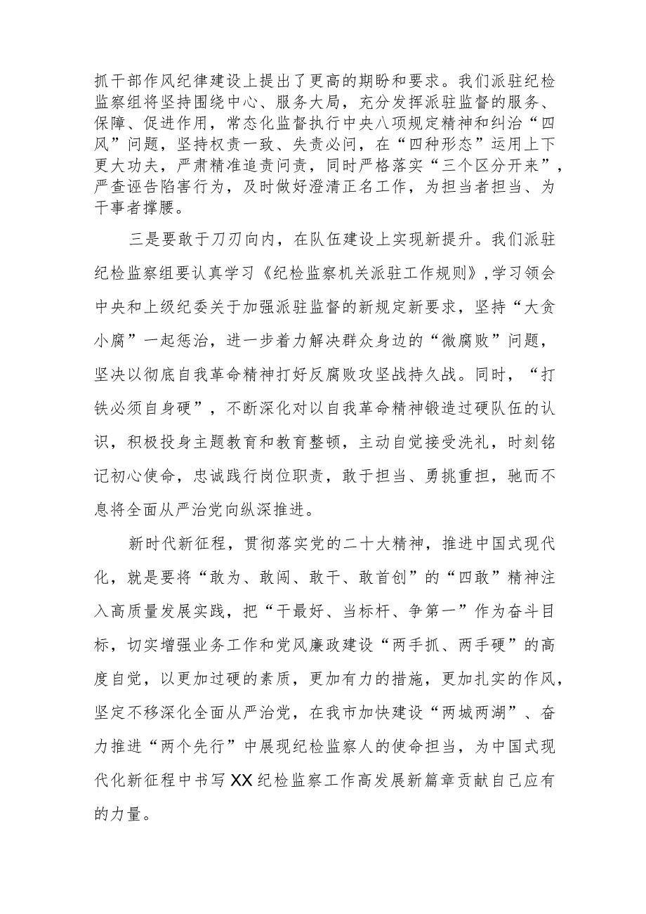 (8篇)纪检监察干部队伍教育整顿心得体会发言稿.docx_第2页