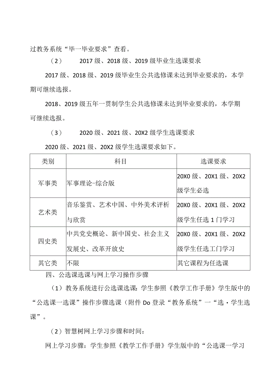 XX应用技术学院关于20X2-20X3学年第1学期学生公选课选课的通知.docx_第2页