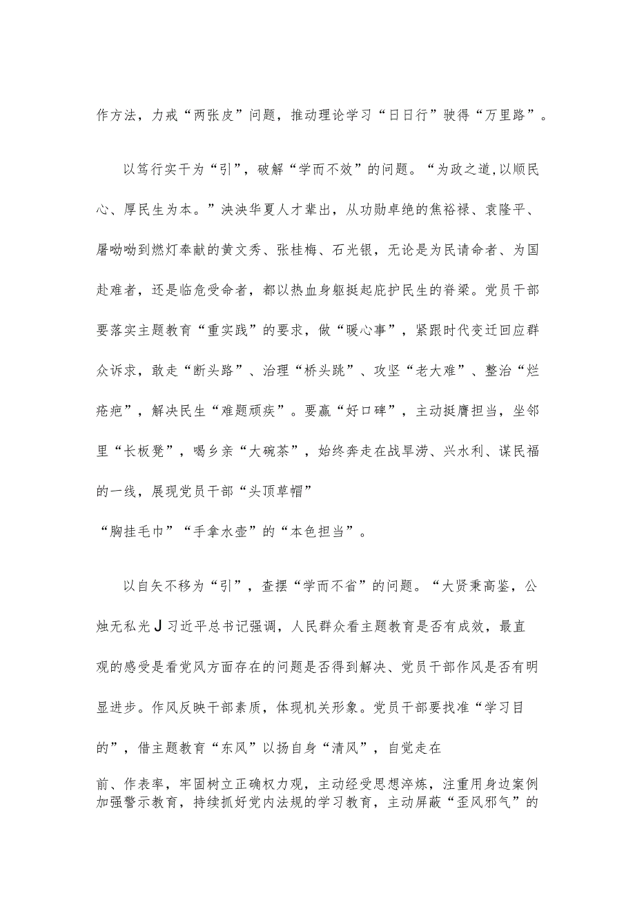 学习贯彻主题教育整改整治工作推进会会议精神心得体会发言.docx_第2页