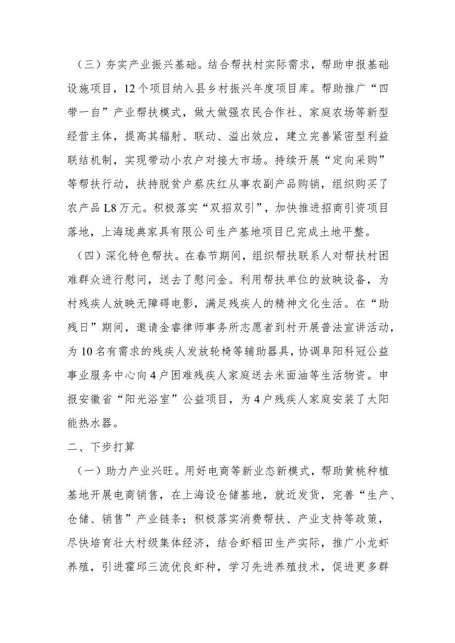 2023年市残联上半年乡村振兴定点帮扶工作总结.docx_第2页