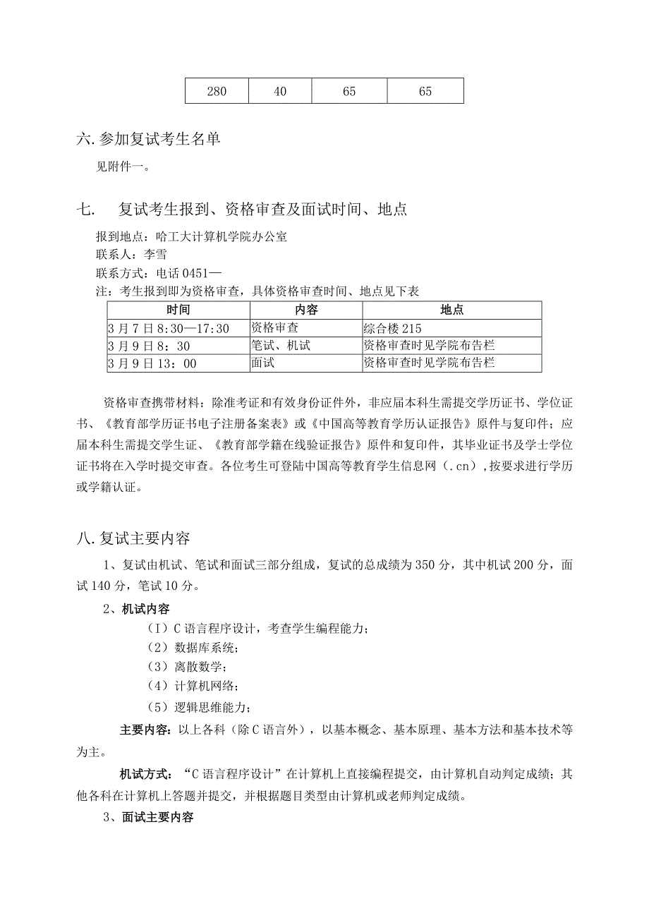 计算机科学与技术国家示范性软件学院2019年硕士研究生复试工作方案.docx_第2页