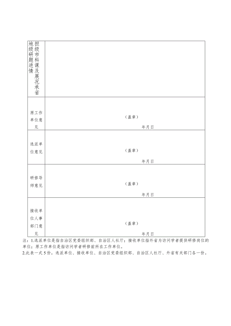 自治区青年拔尖人才外出研修学习申请表.docx_第2页