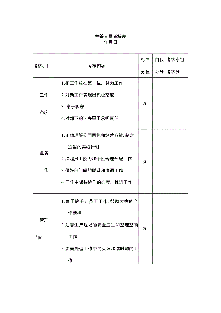 主管人员考核表.docx_第1页