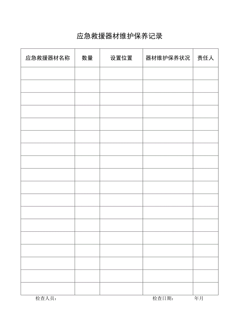 应急救援器材维护保养记录.docx_第2页