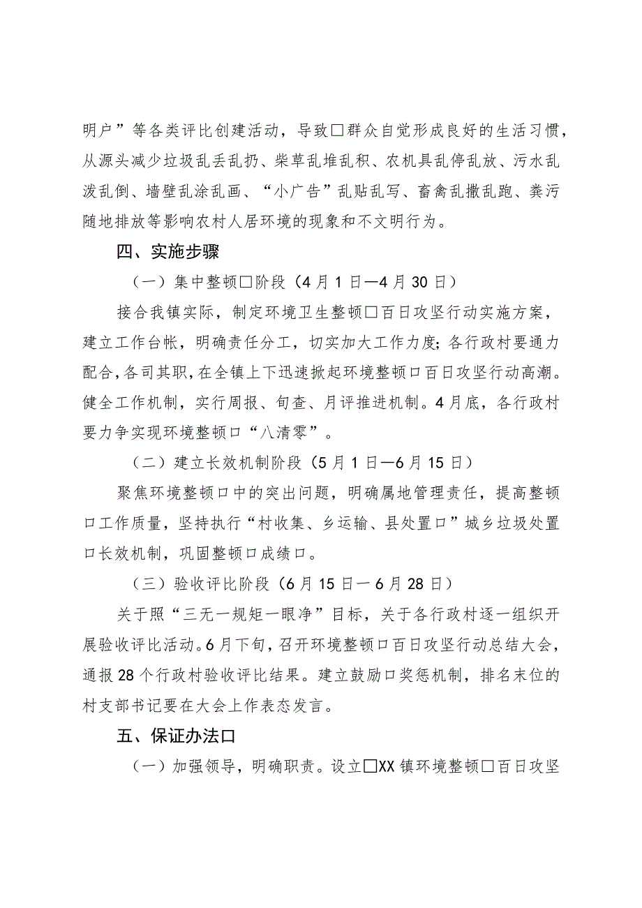 镇环境整治百日攻坚行动实施方案.docx_第3页